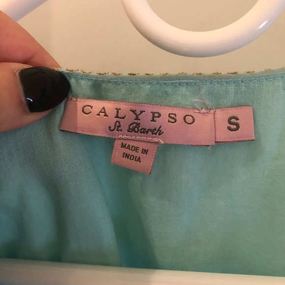 Calypso Marija Embroidered Cotton-Blend Dress - Picture 5 of 6